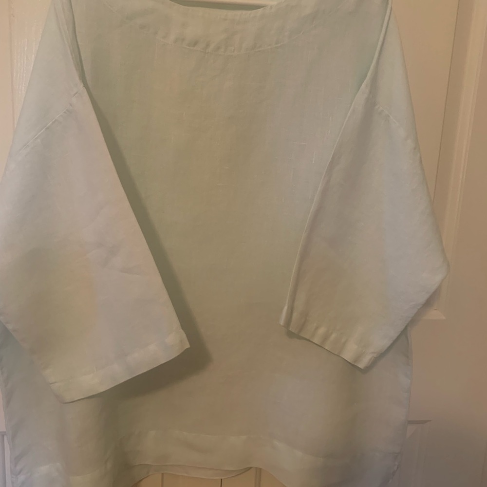 Bryan  Waker tunic light mint green color L